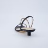 Soprano Women??s One Band Kitten Heel with Ankle Strap ?C Minimalist Dress Sandal with Memory Foam & Strappy Silhouette