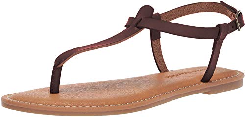 Women's Casual Thong Sandal with Ankle Strap