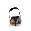 Low Kitten Heels Women's Slingback Dressy Pumps Pointed Closed Toe Ankle Strap Elegant Wedding Pumps Formal Comfortable Shoes