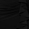 Women's Long Stretchy Sleeveless V-Neck Ruched Wrap Dress