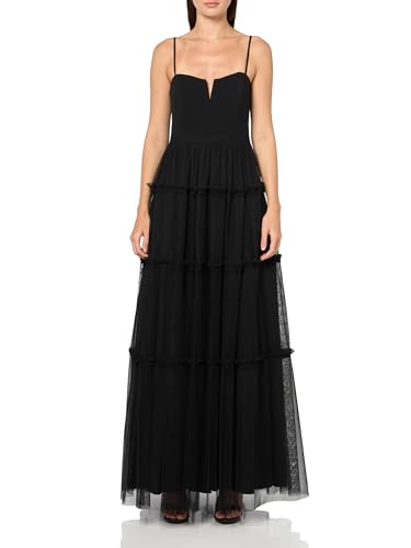 Women's Mesh Strapless Long Dress