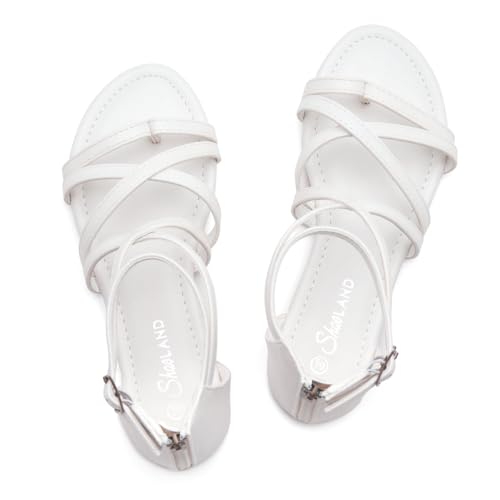 Gladiator Sandals for Women ??Strappy Flat Sandals with Ankle Strap & Back Zipper | Fisherman Thong Strappy Style for Walking, &
