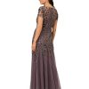 Women's Bead Long Dress with Godets