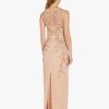 Women's Beaded Column Long Dress