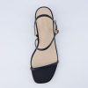 Soprano Women??s One Band Kitten Heel with Ankle Strap ?C Minimalist Dress Sandal with Memory Foam & Strappy Silhouette