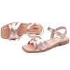 Women's Flat Slide Sandals - Casual Classic Simple Strappy Slip on Flat Summer Sandals.