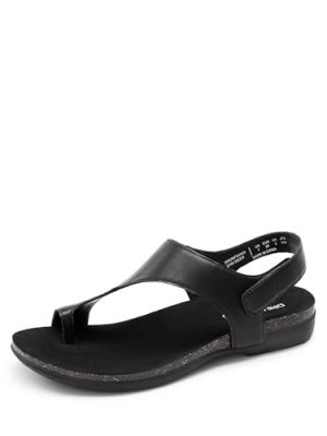 Women's Comfortable Cork Footbed Arch Support Sandals Casual to Dressy Thong Walking Flat Sandals for Summer
