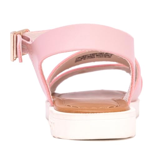Girls Sandals Low Heel Dress Pump Ankle Strap Open Toe Wedding Party for Big Kids & Little Kids