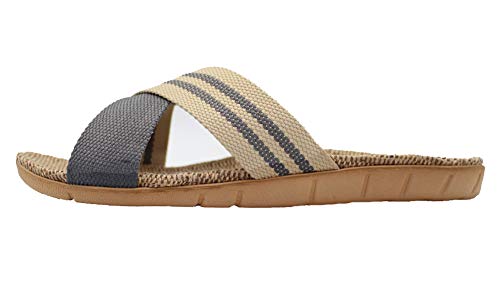 Fashion Unisex Linen Summer Beach Shoes Skidproof Indoor Slippers