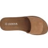 Shoes Efron-S Women Flip Flops Basic Plain Slippers Slip On Sandals Slides Casual Peep Toe Beach