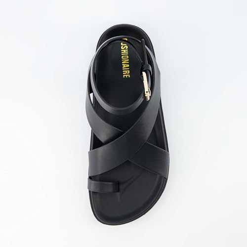 Entry Womens Ankle Wrap Molded Footbed Sandal with Adjustable Strap | Non-Slip Outsole | Womens Platform Sandals | Comfortable