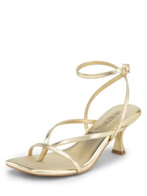 Women's kitten Low Strappy Lace Up Heels Open Square Toe Thong Ankle Strap Heels Sexy Fashion Comfort Dress Shoes Party