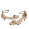 Kitten Heels for Women Heeled Sandals Round Toe Strappy Low Heels Dress Shoes