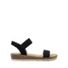 Women's Comfortable Dressy Cork Low Wedge Heels Cute Summer One Band Casual Flat Sandals with Adjustable Ankle Strap