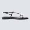 Glory Minimalist Strappy Womens Sandals ??Sleek Adjustable Back Strap Flat Sandals for Women