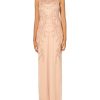 Women's Beaded Column Long Dress