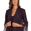 Womens Chiffon Beaded Dress with Jacket