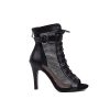 Women's Mesh Sandals Peep Toe High Top Sandals Lace Up Summer Boots Buckle Strap Party Sexy Pump Shoes Open toe