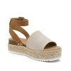 419qHikFMGL.jpg Topic Open Toe Buckle Ankle Strap Espadrilles Flatform Wedge Casual Sandal
