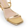 Women??s Slingback Heels High Stilettos Open Square Toe Ankle Strap Pumps Sexy Comfort Strappy Dress Shoes Wedding Bridal Heeled