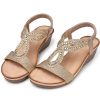 Wedge Sandals for Women Dressy: Summer Low Wedges Comfortable Open Toe Sandals