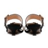 Womens Open Toe Evening Buckle Suede Casual Kitten Low Heel Heeled Sandals 1.5 Inch