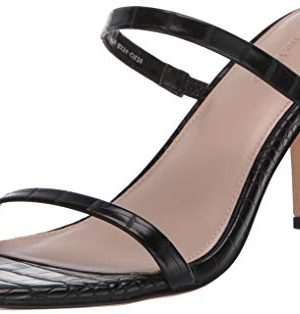 Women's Avery Square Toe Two Strap High Heeled Sandal