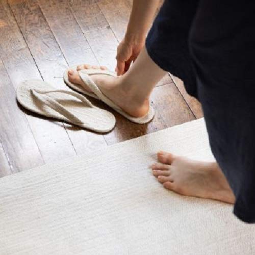 Indian Cotton Room Sandal - XL (Ecru)