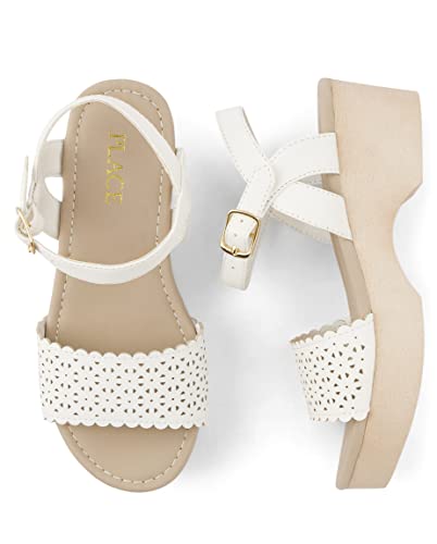 Girl's Open Toe Low Heel Clog Sandals
