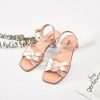 Women's Flat Slide Sandals - Casual Classic Simple Strappy Slip on Flat Summer Sandals.