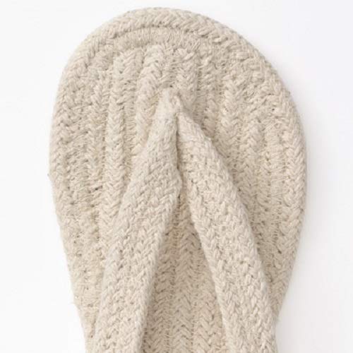 Indian Cotton Room Sandal - XL (Ecru)