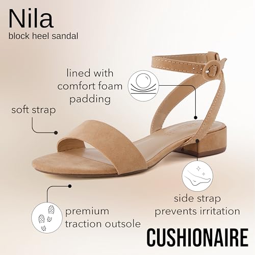Women's Nila one band low block heel sandal +Wide Widths Available