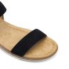 Women's Comfortable Dressy Cork Low Wedge Heels Cute Summer One Band Casual Flat Sandals with Adjustable Ankle Strap