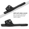 Braided Womens Sandals Square Open Toe Fashion Slide Sandals Women Dressy Summer Flat Beach 2025 Size 6-11