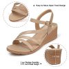 Wedge Sandals for Women Dressy: Summer Low Wedges Womens Comfortable Open Toe Sandal