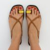 Corfu Flat Sandals for Women ??Strappy Design with Toe Loop and Adjustable Ankle Strap ??Lightweight Summer Dress Sandal