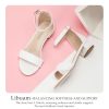 Girls fashion Sandals Heels Dress Pump Ankle Strap Open Toe Flower Girl Wedding Party for Little Big Kid