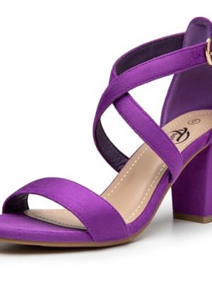 Women's Sandal, White, Block Heel, Ankle Strap, Size 5-11.5, Formal Occasion Attendees