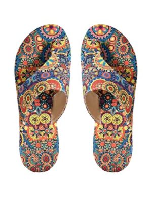 Women's Vacation Flat Sandals Toe Thong Slip on Bohemian Slides Sandal