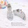 Girls High Heels Dress Pump Sandals Glitter Wedding Flower Party Princess Shoes for Kids Toddler
