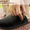 Women Clogs-Comfortable Mules Slippers Sandals Nurse Shoes Unisex for Men-Cushioned Footed Flannel-Lined Upper