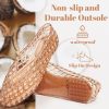 Women's Jelly Ballet Flats Mesh Casual Comfortable Jellies Shoes Clear Hollow Breathable Sandals